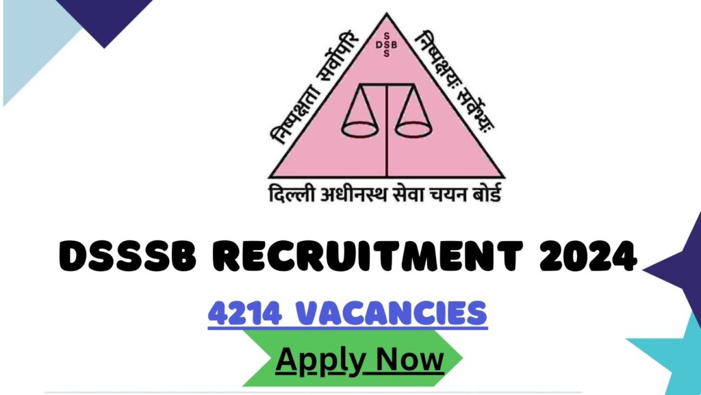 DSSSB Recruitment 2024