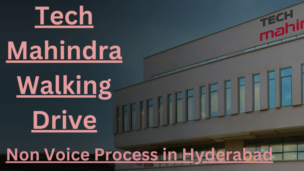 Tech Mahindra Walking Drive