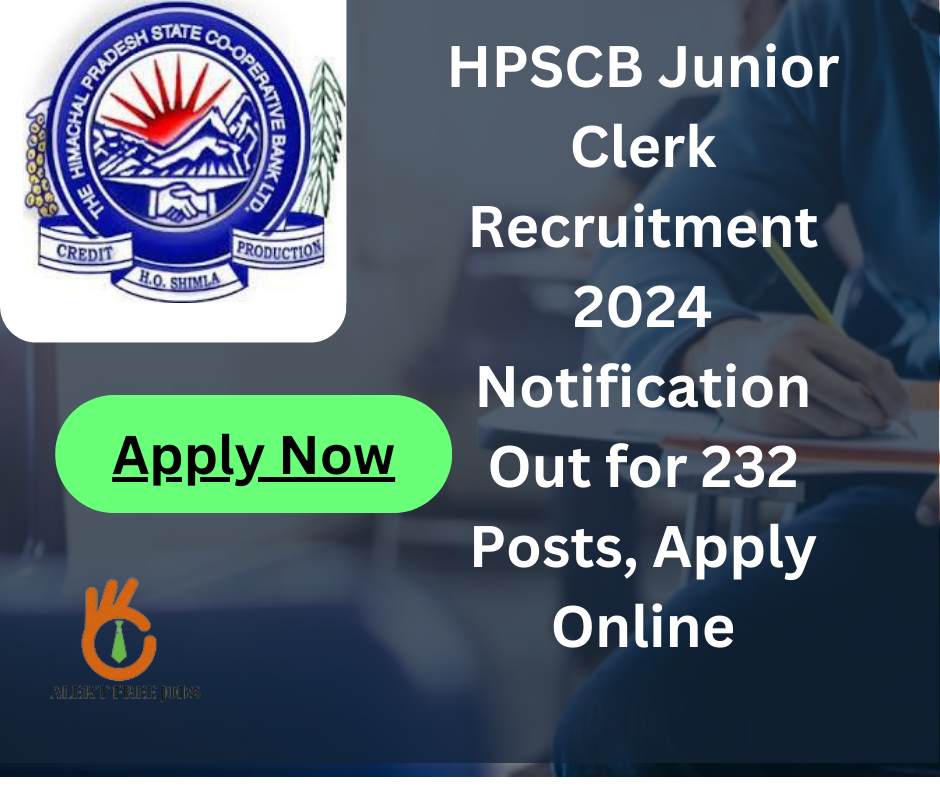 HPSCB Junior Clerk Recruitment 2024